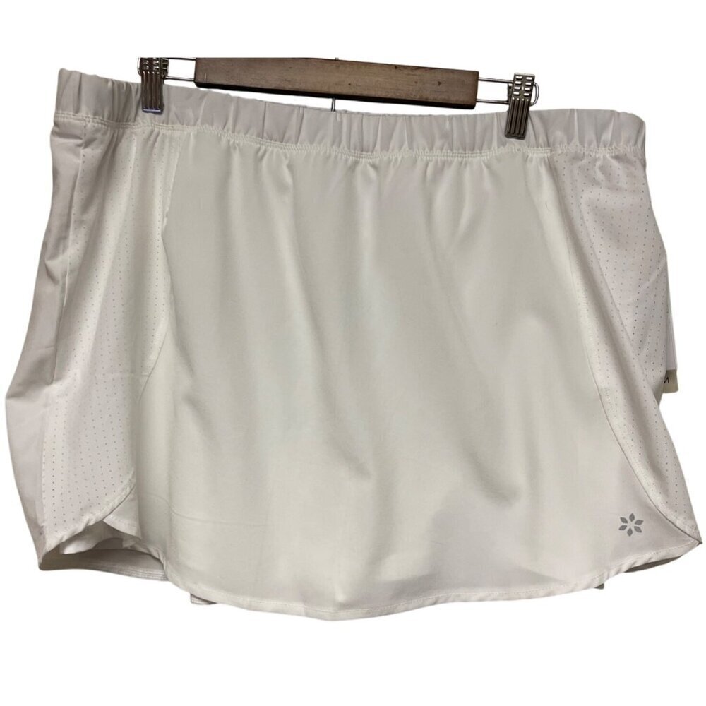 NEW! Nine West Women's White Skort Activewear Pull-On Plus Size 2X
